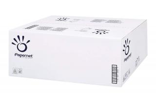 Biele papierové uteráky zo 100% celulózy 2-vrstvové, 21x24 cm 3990 ks