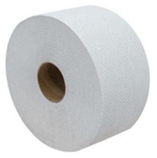 Biely toaletný papier JUMBO priemer 240 mm, 6 roliek