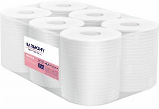 Maxi biele papierové uteráky 2-vrstvové v rolke z celulózy, 6 ks