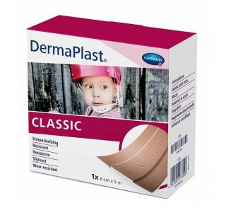 Textilná náplasť s vankúšikom DermaPlast Classic 4 cm x 5 m