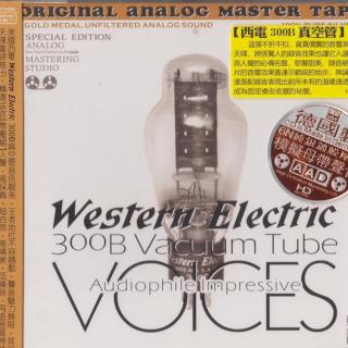 ABC Records 300B Vacuum Tube—Audiophile lmpressive Voices (HD-Mastering CD - ABC Record - Live From Studio - Grand Master AAD / Limitovaná edice / 6N 99,9999% striebro / Western Electric)