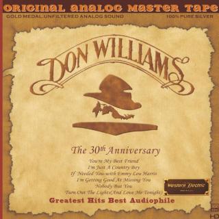 ABC Records Don Williams - The 30th Anniversary (Greatest Hits Audiophile / HD-Mastering CD - ABC Record - Live From Studio - Grand Master AAD / Limitovaná edícia /)