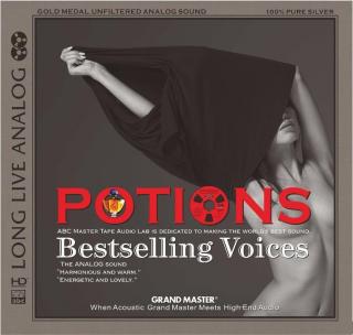 ABC Records Potions - Bestselling Voices (HD-Mastering CD - ABC Record - Live From Studio - Grand Master AAD / Limitovaná edícia / 6N 99.9999% Silver)