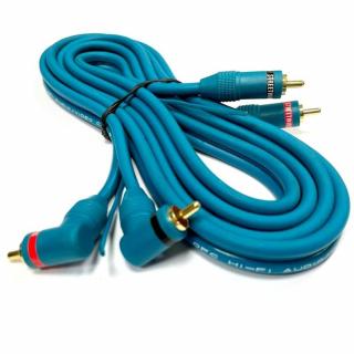 Analogis Phono RCA Cable Angled 2,0m (Kvalitný smerový RCA Phono prepojovací kábel)