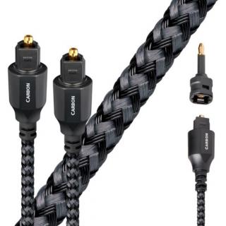 Audioquest Carbon Optical 5 m (optický kábel Toslink (+ 3,5 mm mini adaptér))
