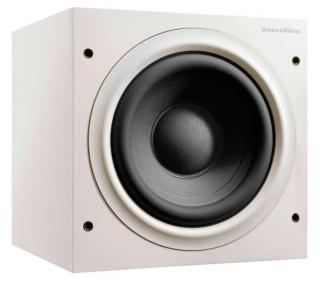 Bowers &amp;amp; Wilkins ASW 608 Biela (Aktívny subwoofer so vstavaným 200W Class D zosilňovačom používa reproduktor s 200 mm membránou zmes papier / Kevlar®)