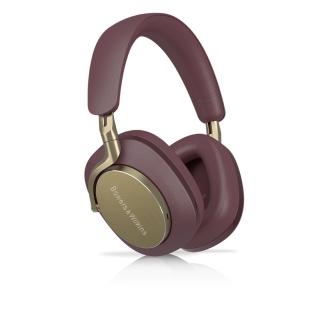 Bowers &amp;amp; Wilkins PX8 Royal Burgundy (Bezdrôtové slúchadlá, USB-C, Bluetooth 5.2, aptX™, Hybridné potlačenie hluku, až 30 hodín prehrávania)