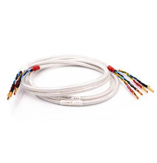 cable4 Clear T4 SPEAKER 2BAN-4BAN SingleBiWire 1,5m (Reproduktorový kábel)