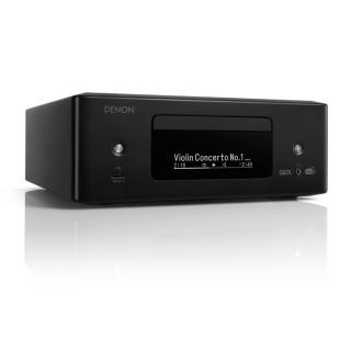 Denon CEOL RCD-N12 DAB Čierna (Dizajnový all-in-one systém s prehrávačom CD, rádiom DAB/FM, HDMI ARC a vstavaným streamovaním HEOS®.)