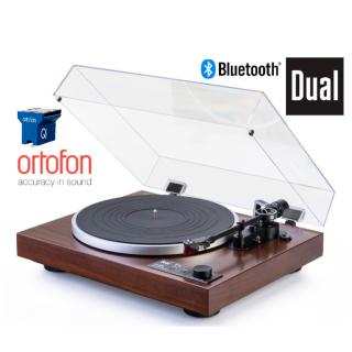 Dual CS 529 Walnut + Ortofon QUINTET BLUE (Audiofilský diaľkovo ovládaný plne automatický gramofónový prístroj pre náročných poslucháčov.)