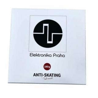 EP ANTI-SKATING TEST RECORD (Testovacia 180g doska bez drážok, umožňuje bez ďalších meracích prístrojov nastaviť vhodnú veľkosť kompenzačnej sily)