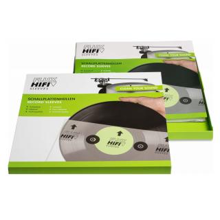 FLUX Hifi 12&amp;quot; Vinyl Record Sleeves (Antistatické vnútorné obaly v sade 50-tich kusov)