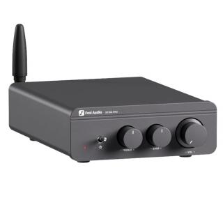 Fosi Audio BT20A Pro-48V Šedá (Dvojkanálový zosilňovač triedy D s možnosťou bezdrôtového prenosu, krátkodobý výkon v špičke až 300 W.)