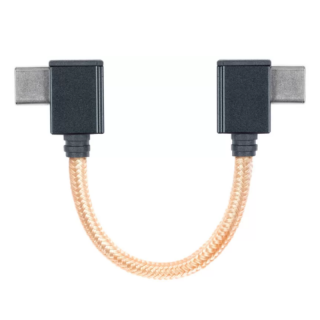 iFi audio 90° Type-C OTG Cable (Audiofilský USB OTG kábel s konektormi 90 ° pre pripojenie mobilných zariadení k USB DAC.)