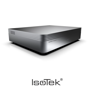 IsoTek V5 Aquarius Strieborná (Cenovo najefektívnejší optimalizátor napätia svojho druhu, aký sa dá kúpiť za peniaze. Znižuje rádiové rušenie (RFI) o 55 dB.)