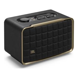 JBL Authentics 200 (Smart domáci reproduktor s Wi-Fi, Bluetooth a hlasovými asistentmi v retro dizajne.)