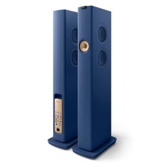 KEF LS60 Wireless Titanium Royal Blue (Aktívny podlahový Hi-Fi systém (cena za pár))