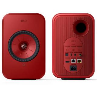 KEF LSX II - Wireless Červená (Aktiv Wireless Hi-Fi systém / LSX II ponúka najvyššiu kvalitu zvuku na svoju veľkosť so streamovaním až do 24-bit/384 kHz)