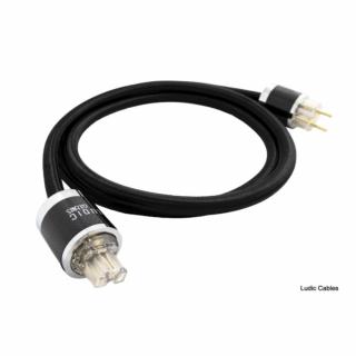 LUDIC Aesir Powercord TR 1 M (Napájací kábel pre High-End komponenty / z revolučnej medi Drawn® UP-OCC s patentovaným OCC, 1M)