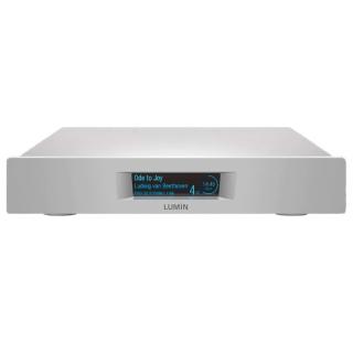 Lumin  D3 Strieborná (Highendový audio streamer s podporou formátov DSD256 2.8MHz, novšie DA prevodník, napájanie vo vnútri prístroja.)