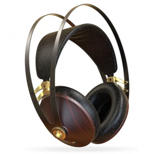 Meze 99 Classics Walnut Gold (Elegantné uzavreté slúchadlá s drevenými mušľami obklopujúcimi celé ucho)