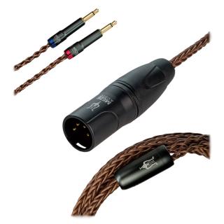 Meze mono 3.5 mm to 4 PIN XLR balanced copper PCUHD premium cable (Meze mono 3.5 mm to 4 PIN XLR balanced cooper plated PCUHD premium cable)