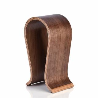 Mozos drevený stojan na slúchadlá orech (Krásny minimalistický stojan na slúchadlá v orechovom vyhotovení.)