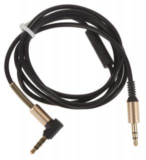 Mozos KSM1M kabel pre Marshall Major (1 m  Jack TRS 3.5 mm - rovný (M) -  Jack TRRS 3.5 mm - lomený (M) +  handsfree)