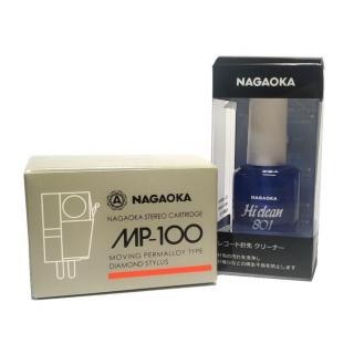 Nagaoka MP-100 + Nagaoka AM-801 stylus cleaner (Akčný set: Nagaoka MI technology® MP-100 + Nagaoka AM-801 stylus cleaner)