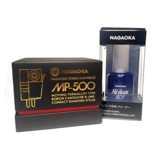 Nagaoka MP-500 + Nagaoka AM-801 stylus cleaner (Akčný set: Nagaoka MI technology® MP-500 + Nagaoka AM-801 stylus cleaner)
