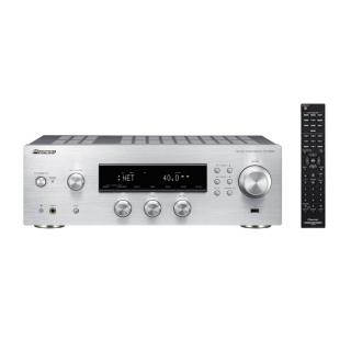 Pioneer SX-N30AE Strieborná (Stereo receiver s integrovaným sieťovým prehrávačom, výkon 2 x 135 W, TuneIn, Spotify, TIDAL, Deezer, Chromecast, DTS Play-Fi)