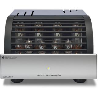 PrimaLuna EVO 100 Poweramp / Monoblock Silver (EVO 100 Koncový zosilňovač / monoblok je najnovšou verziou originálnych prvých členov rodiny elektrónkových zosilňovačov.)