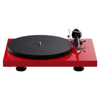ProJect Debut Evo 2 + Pick It MM EVO High Gloss Red (2. generácia legendárneho gramofónu s vylepšeným EVO ramenom 8,6  z uhlíkového vlákna a prenoskou Pick It MM EVO)