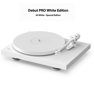 ProJect Debut PRO White Edition  Biela (All White - Special Edition / Limited ! / 30. Výročie Pro-Ject-u a ich nový PRO gramofón.)