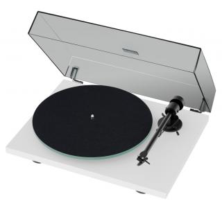 ProJect T1 EVO BT + OM10 Matná biela (Elegantný gramofón T1 EVO BT so vstavaným phono predzosilňovačom a Bluetooth vysielačom)