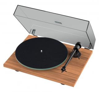 ProJect T1 EVO BT + OM10 Orech (Elegantný gramofón T1 EVO BT so vstavaným phono predzosilňovačom a Bluetooth vysielačom)