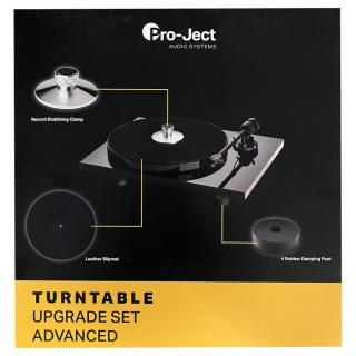 ProJect Upgrade Set Advanced (Upgrade sada príslušenstva pre gramofóny Pro-Ject - Clamp it, Leather it Black + 4 kusy Damp it)