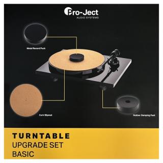 ProJect Upgrade Set Basic (Základná sada príslušenstva pre gramofóny Pro-Ject - Record Puck E Black, Cork it + 4 kusy Damp it)