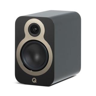 Q Acoustics 3020c čierny (Regálové 2-pásmové reproduktory,  60 Hz – 30 kHz, Citlivosť 87 dB, impedancia 6 Ω (cena za pár))