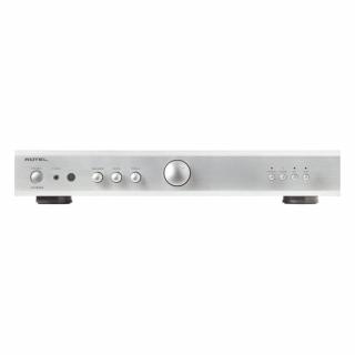 Rotel A10mkII Silver (Integrovaný zosilňovač 50 W/kanál, MM phono, RCA vstupy, výstup na slúchadlá, tónové korekcie, čistý analógový zvuk v triede AB.)