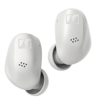 Sennheiser ACCENTUM True Wireless Biela (TWS Bluetooth LE 5.3 slúchadlá do uší, až 8 hodín na jedno nabitie, adaptívne potlačenie hluku ANC)