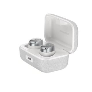 Sennheiser MOMENTUM True Wireless 4 White Silver (TWS bezdrôtové slúchadlá do uší s potlačením hluku, 24-bitový zvuk,  aptX™, až 30 hodín počúvania)