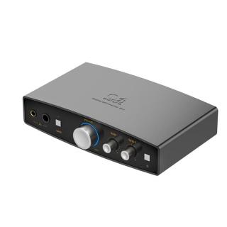 Shanling EH1 čierna (Kompaktný, vysoko výkonný stolový D/A prevodník a slúchadlový zosilňovač. Čip Cirrus Logic CS43198 DAC, zosilňovač OPA SGM8262-2)