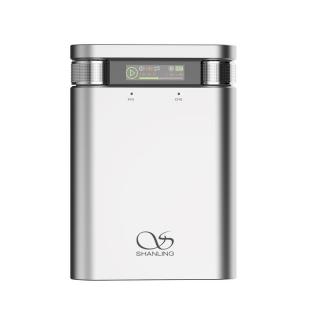 Shanling H2 Strieborná (Prenosný, kompaktný slúchadlový zosilňovač. Vysoko výkonný 32-bitový DAC čip, dva audio výstupy, Bluetooth 5.0.)