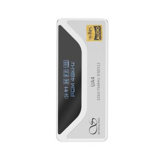 Shanling UA4 Strieborná (​Prenosný USB D/A prevodník a zosilňovač. OLED displej, vysoko kvalitný čip značky ESS, podpora MQA.)
