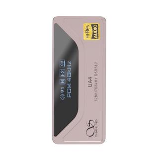 Shanling UA4 Titanium (​Prenosný USB D/A prevodník a zosilňovač. OLED displej, vysoko kvalitný čip značky ESS, podpora MQA.)