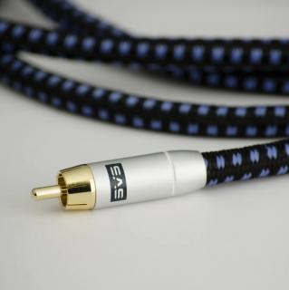 SVS SOUNDPATH RCA AUDIO INTERCONNECT CABLE 1 m (Kvalitný signálový RCA kábel ideálny na prepojenie subwoofera s Vaším systémom. Dva vodiče spletené zo 14 vlákien OFC medi)