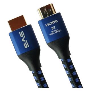 SVS SOUNDPATH ULTRA HDMI CABLE 1 m (HDMI kábel certifikovaný pre 8K Ultra High Speed HDMI 2.1a, HDMI eARC kompatibilný)
