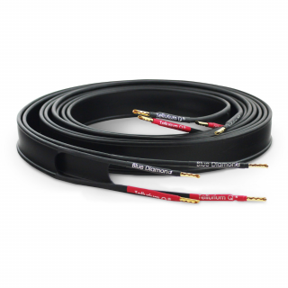 Tellurium Q BLUE DIAMOND SPEAKER CABLE 2m (Vysokokvalitný reproduktorový kábel, dĺžka 2m)