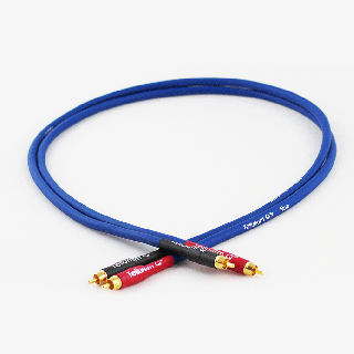 Tellurium Q BLUE II RCA CABLE 1.5m (Vysokokvalitný RCA kábel, dĺžka 1.5m)